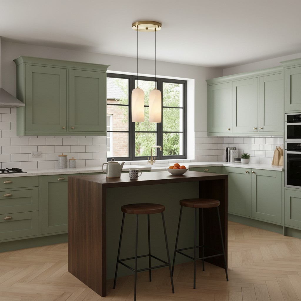 Monty pendant light in a bedroom