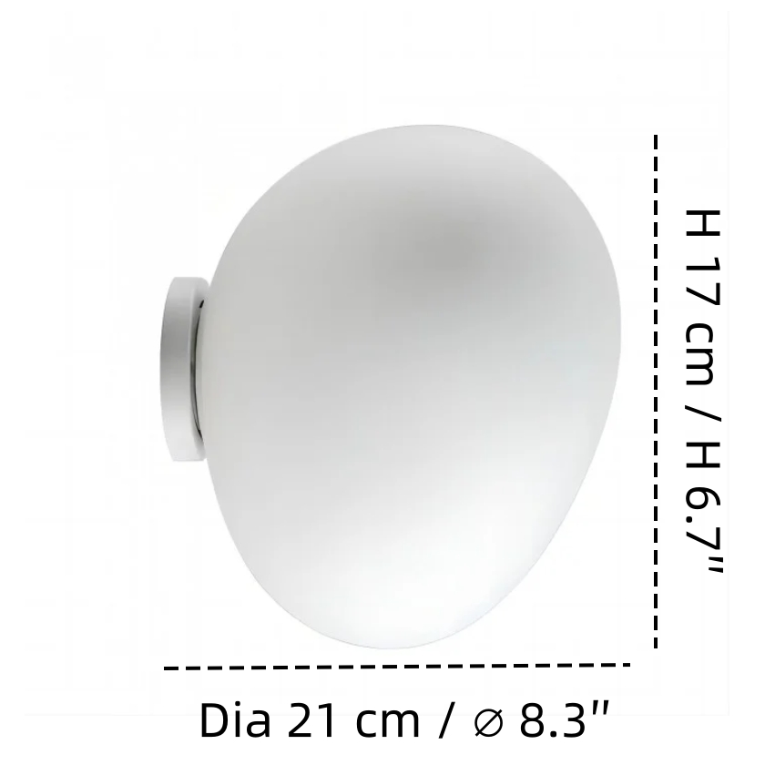Dia 21 cm size diagram
