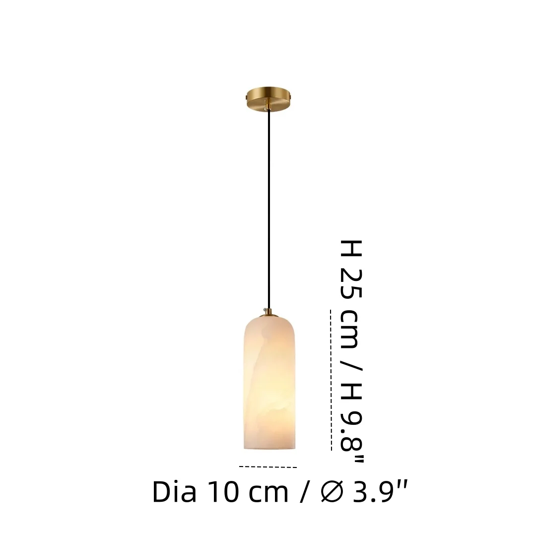 One head Monty pendant lamp size diagram