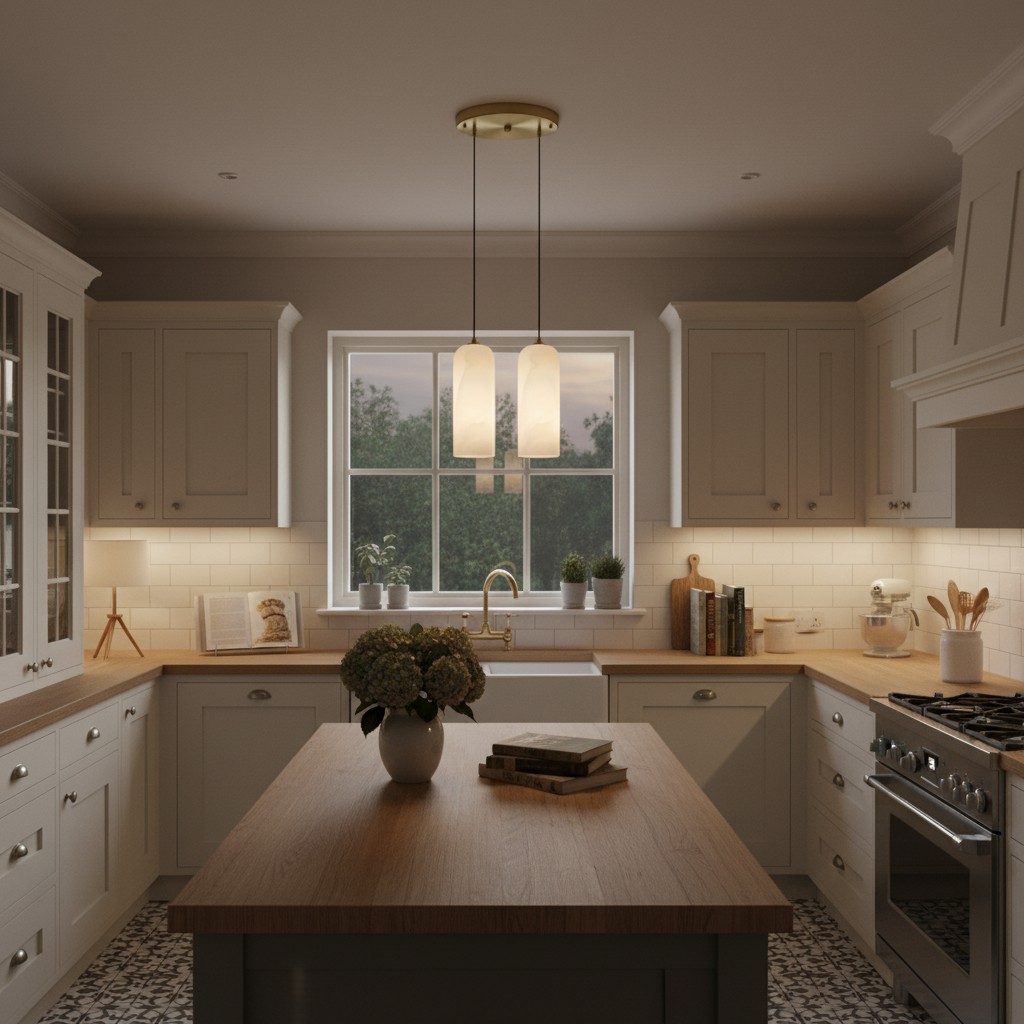 Monty pendant light in a lounge corner