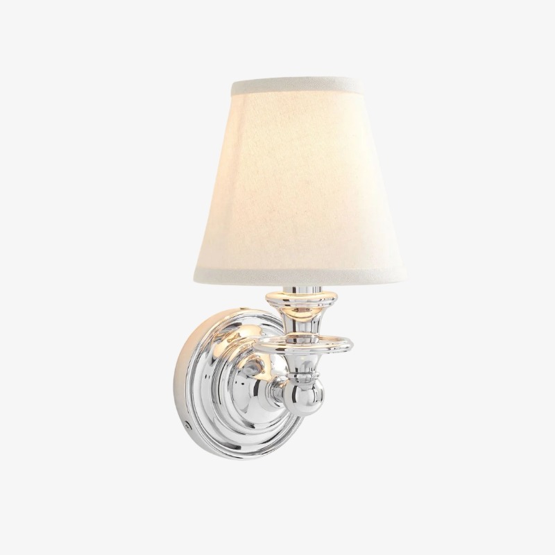 Plain shade wall sconce option