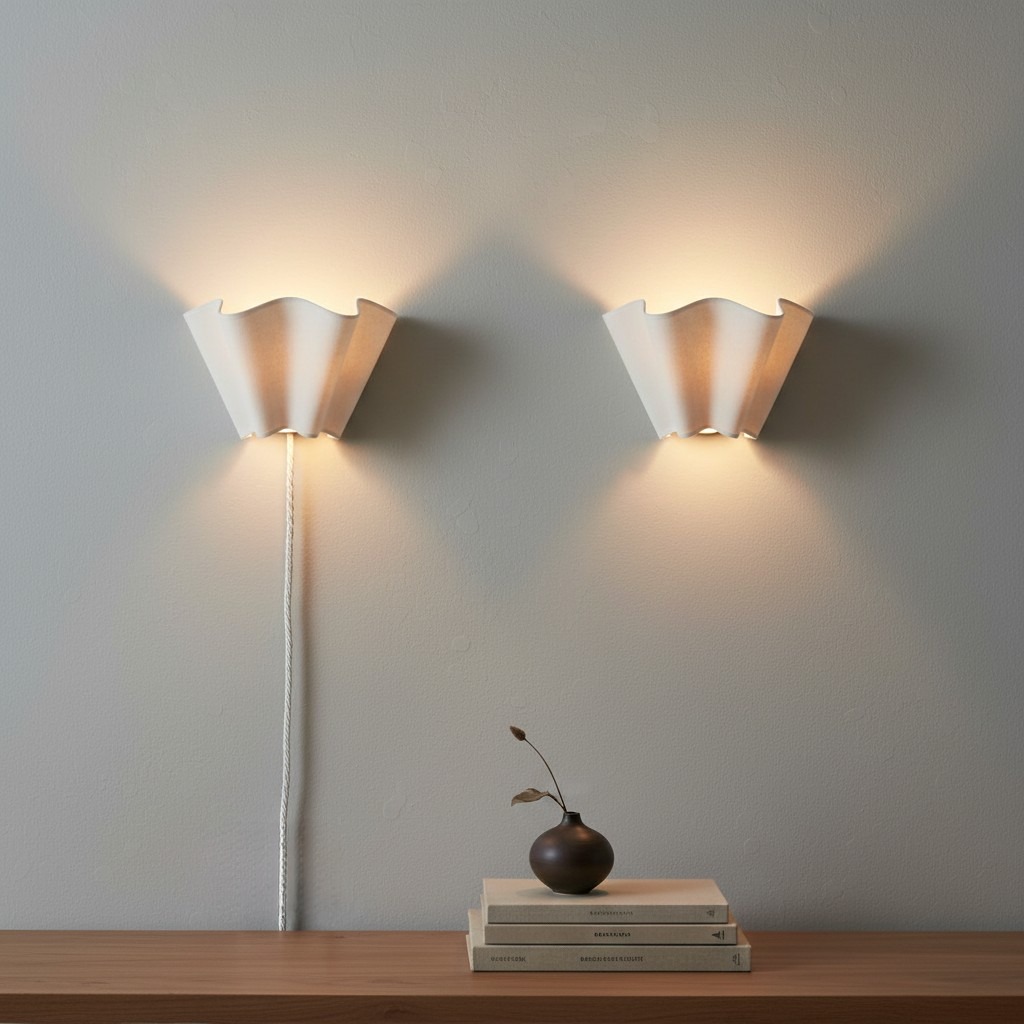 Oslan wall sconce installation options