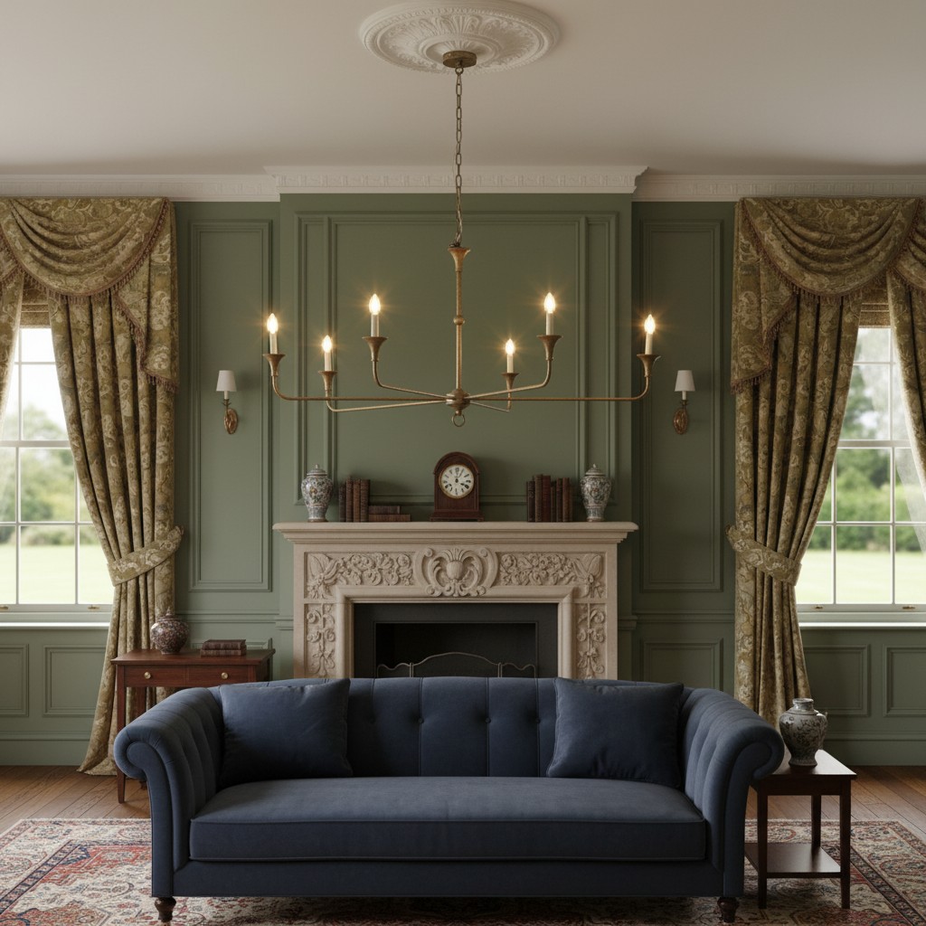 Elara chandelier in room setting