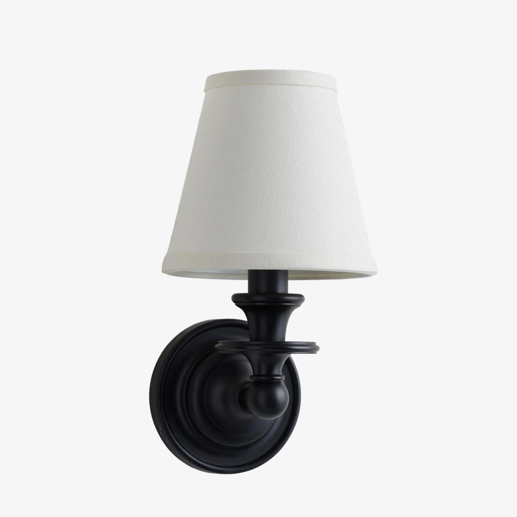 Plain shade wall sconce option