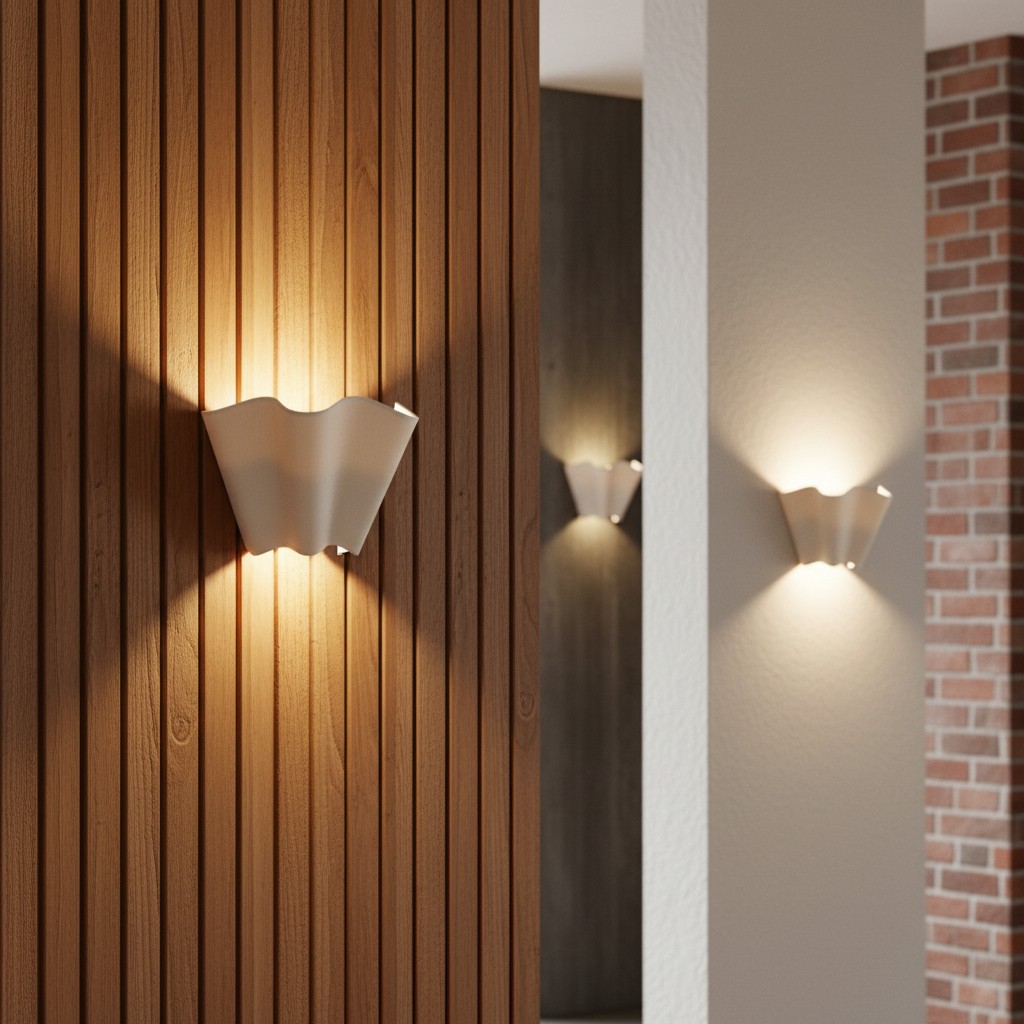 Oslan wall sconce in a hallway scene