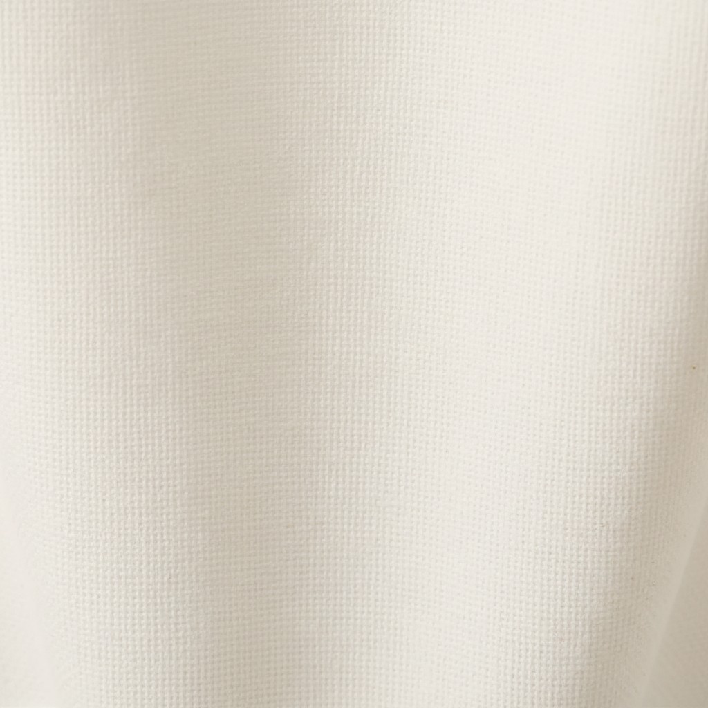 Close view of linen shade material