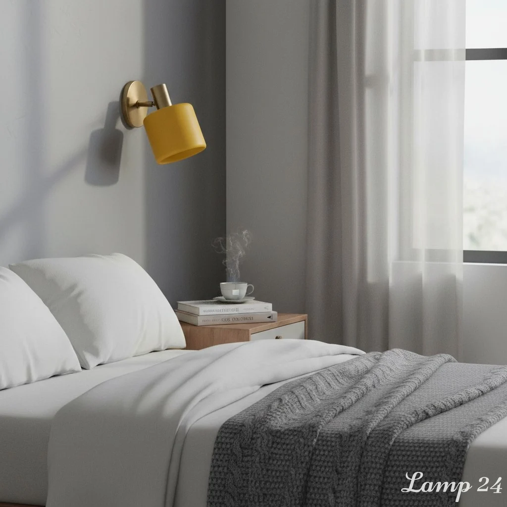 Cerova wall light in a bedroom