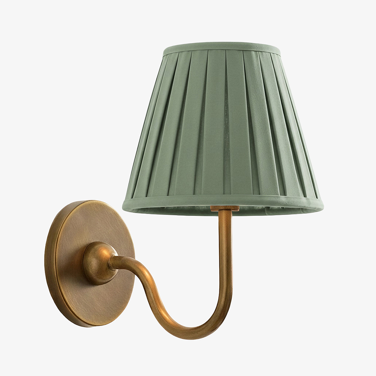 Pleated shade living room scene