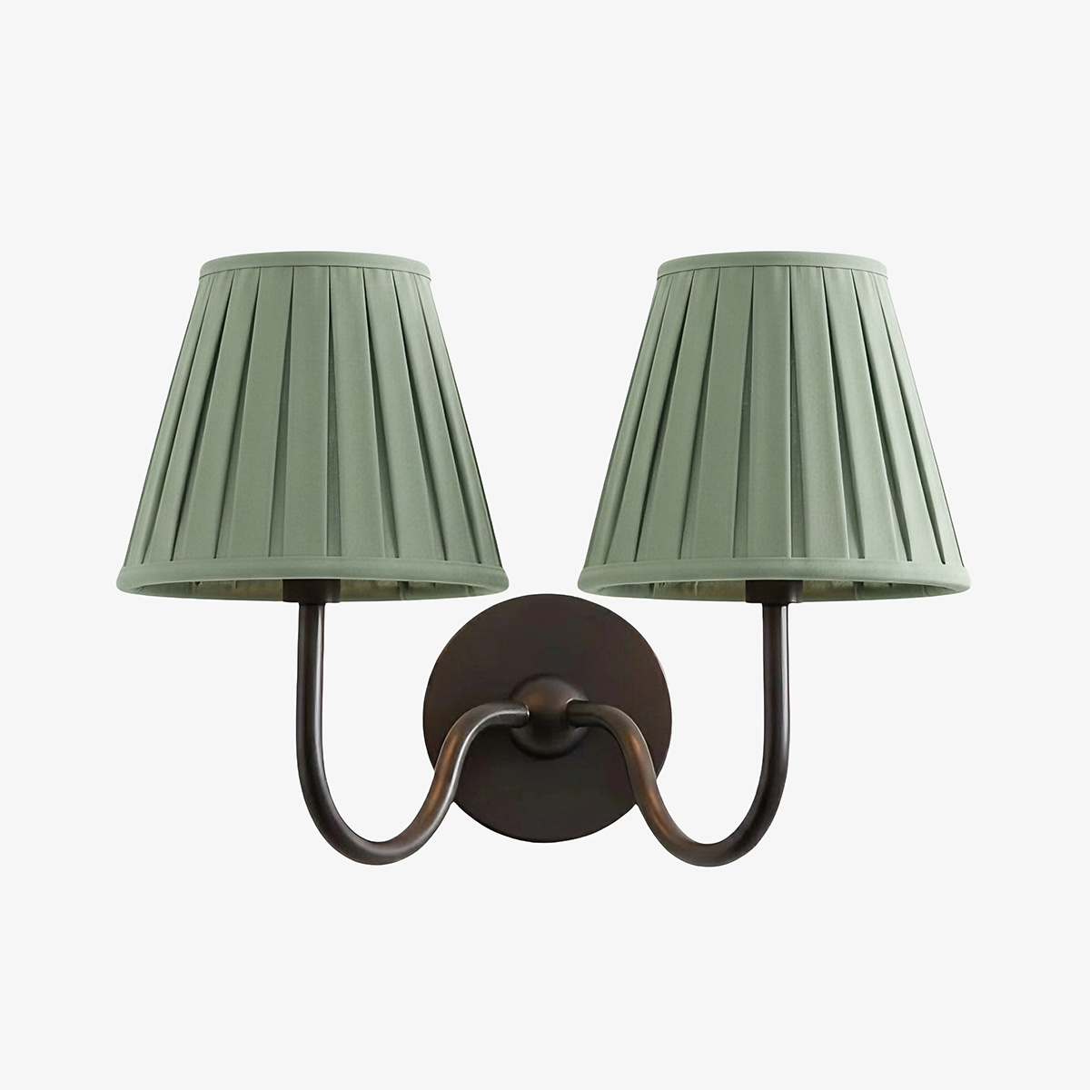 Pleated shade interior scene