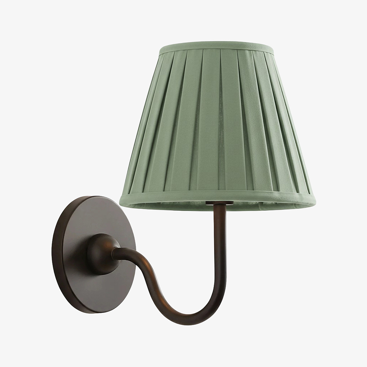 Pleated shade interior scene