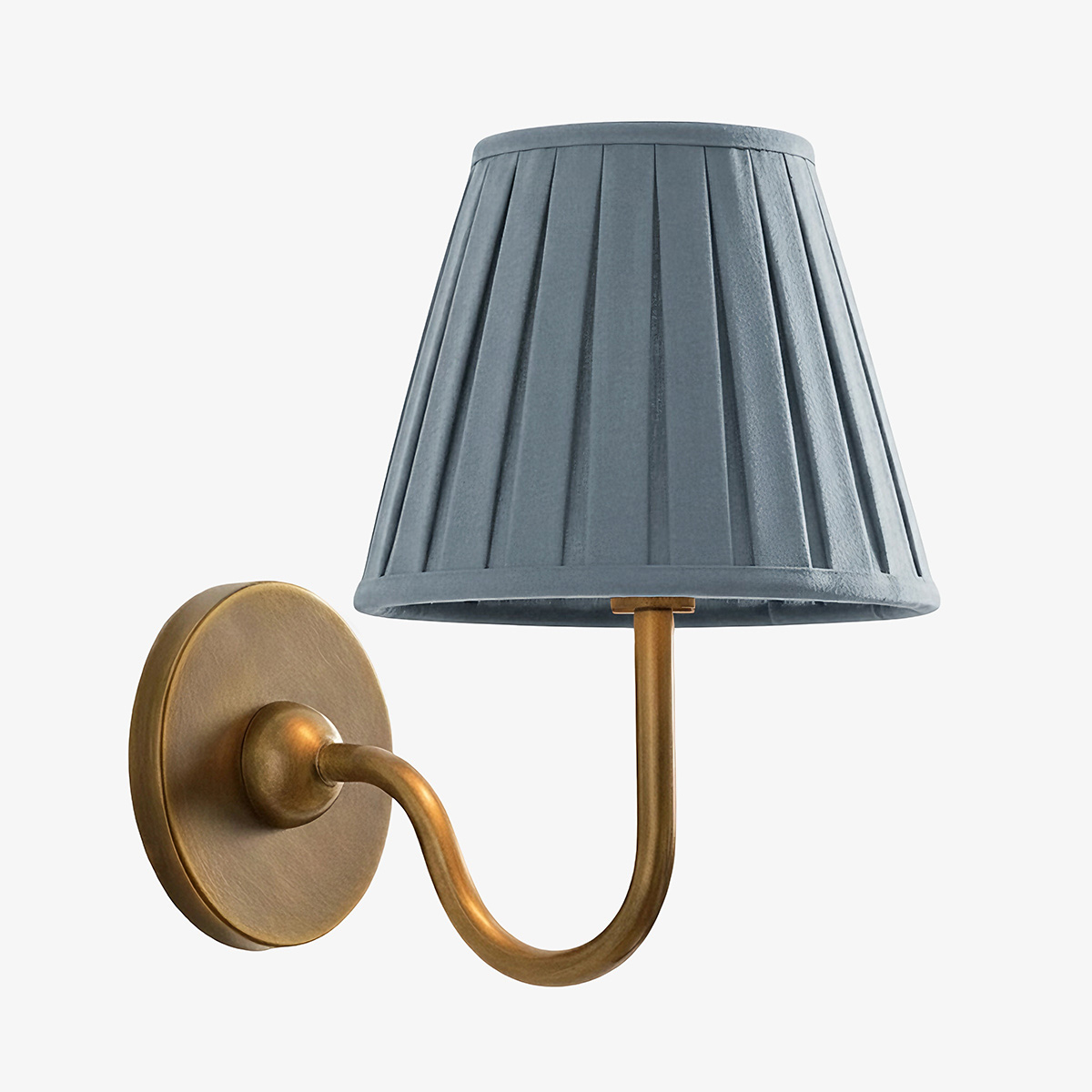 Pleated shade bedroom scene