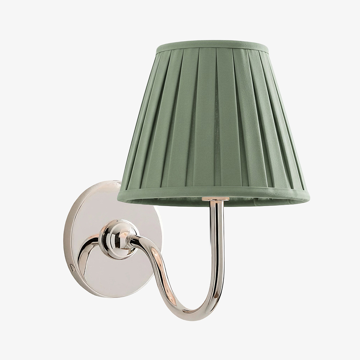 Pleated shade styled scene