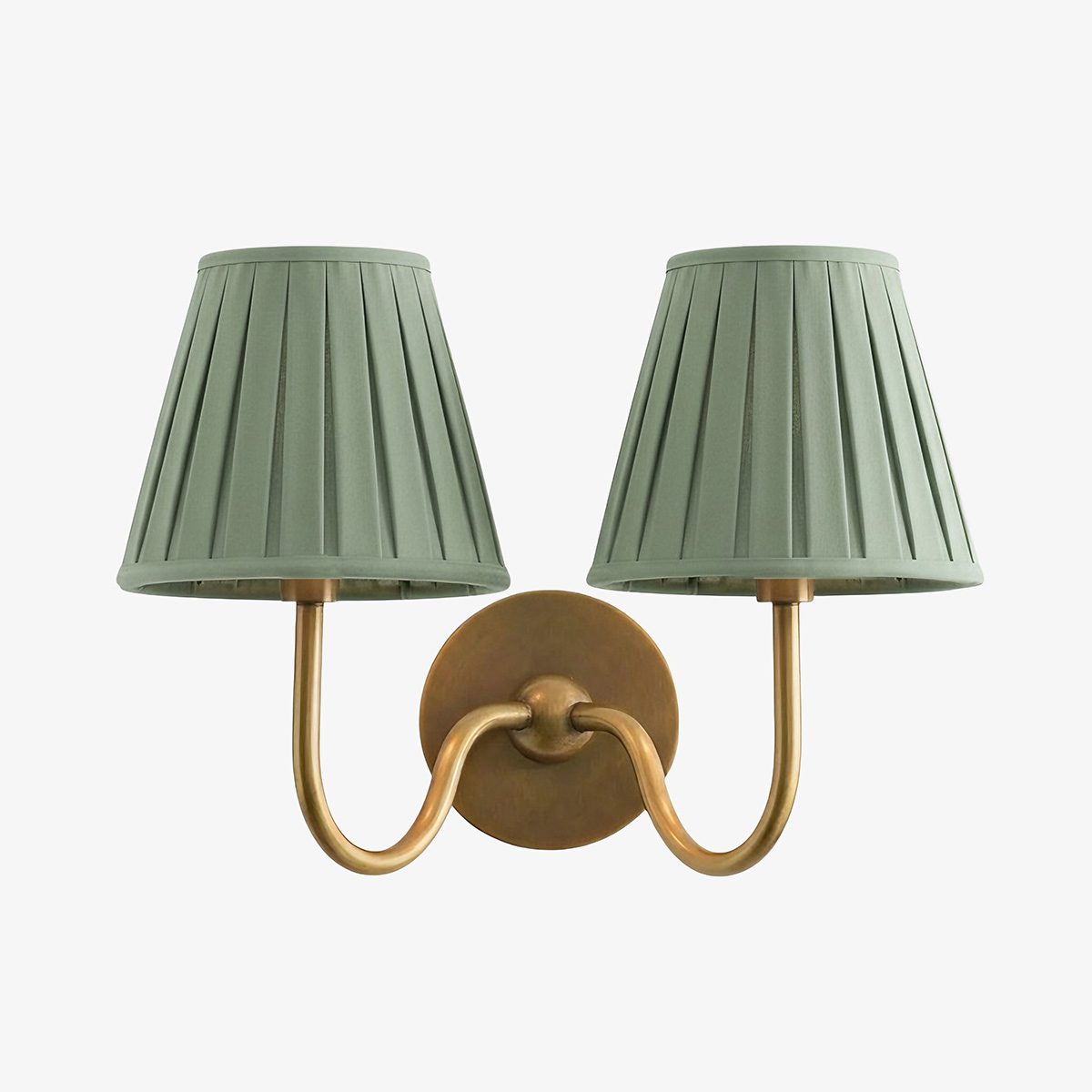 Pleated shade styled room