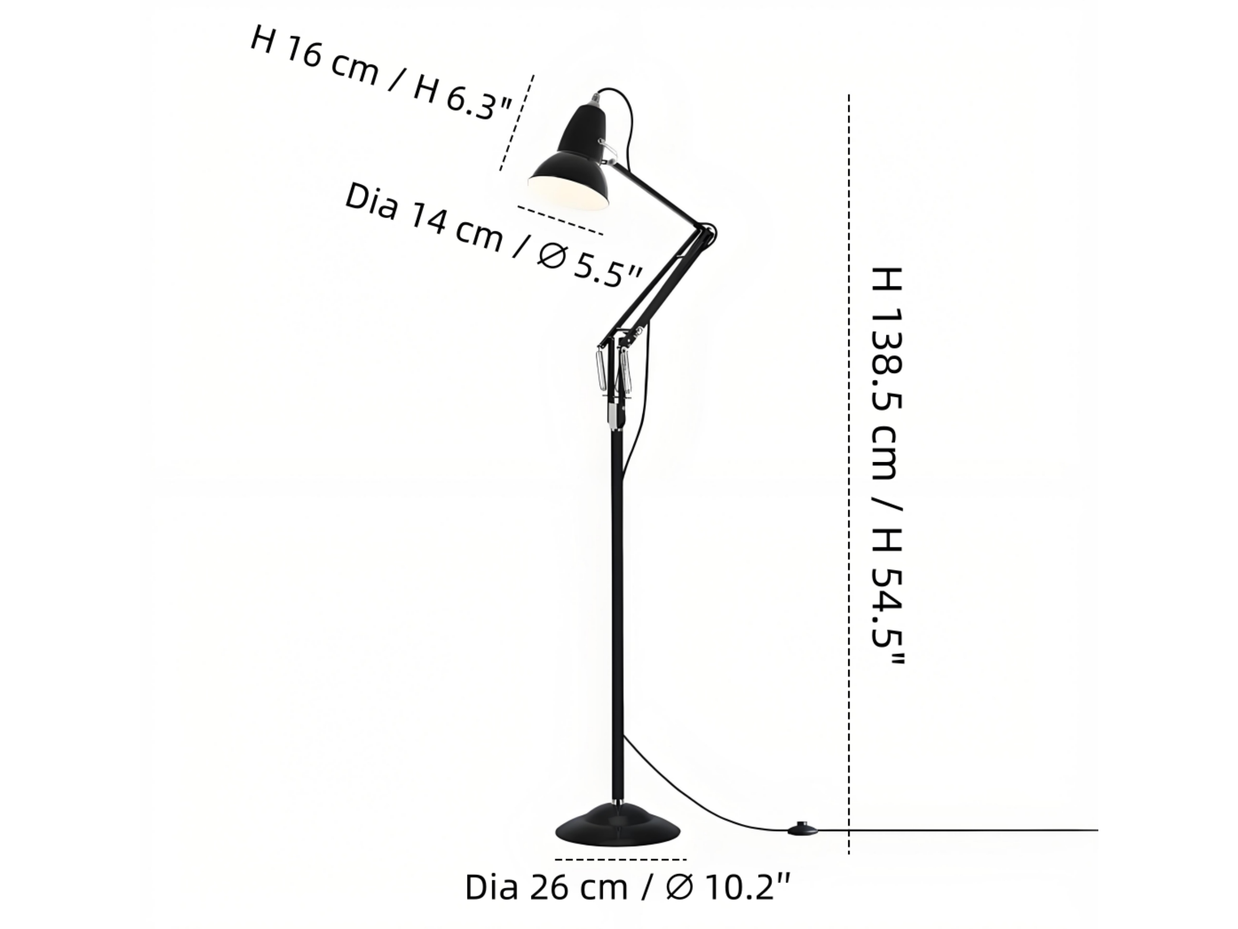Product size diagram