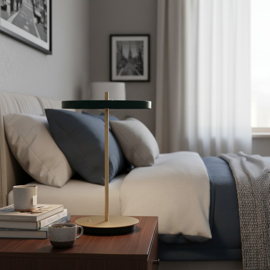 Astris Table Lamp bedroom scene