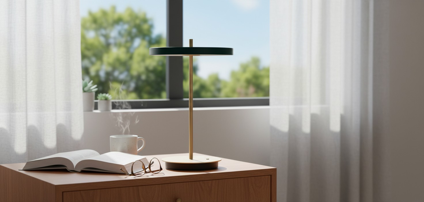 Astris Table Lamp in a contemporary room setting