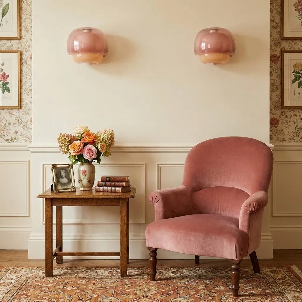 Clinco wall lamps in a classic seating scene
