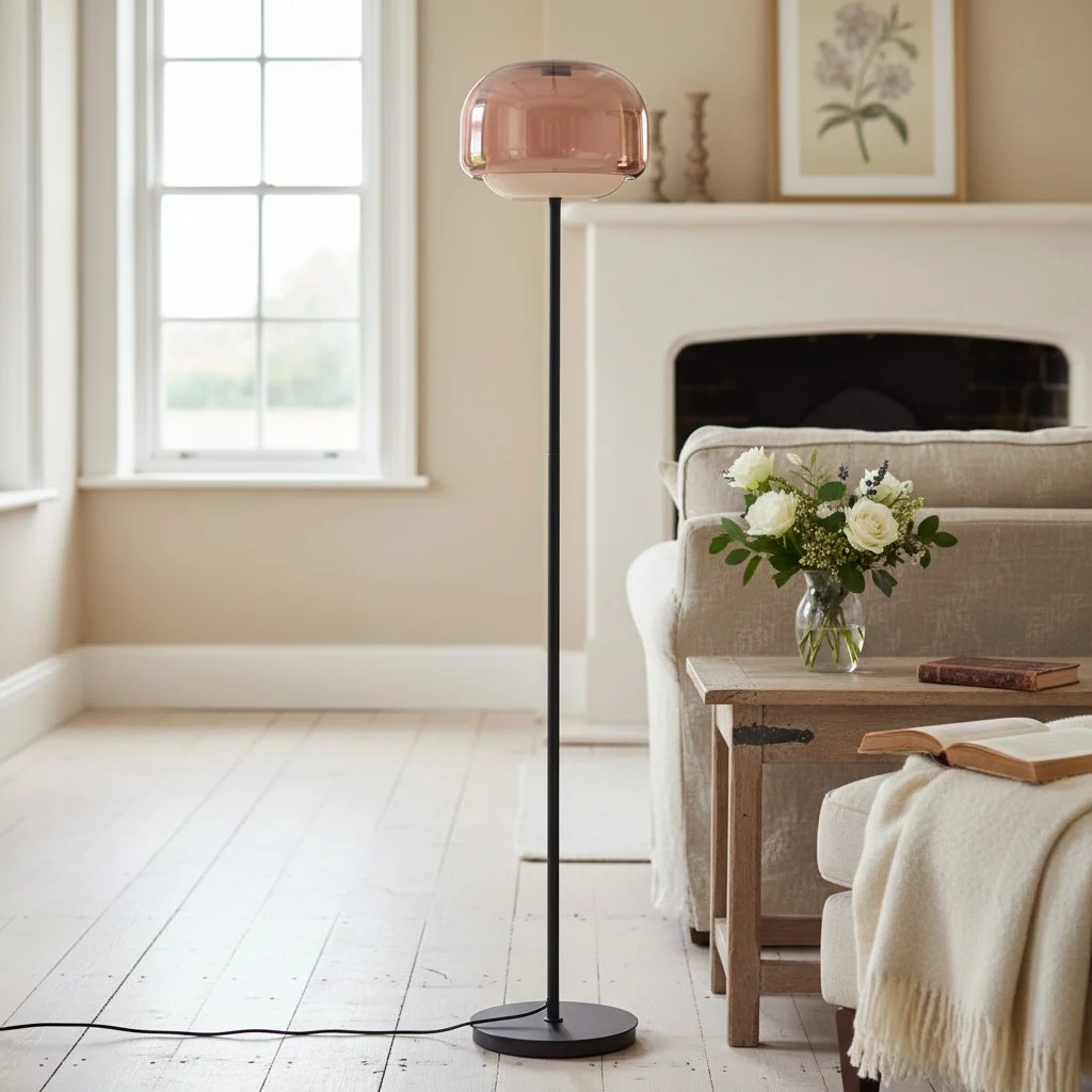 Clinco Hand Blown Colored Glass Floor Lamp