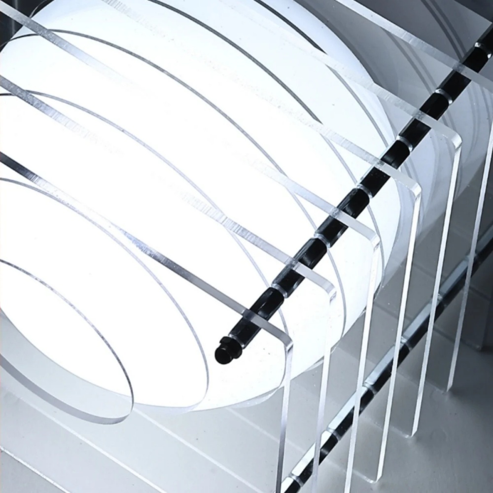 Acrylic detail of the Sunset Moon Table Lamp