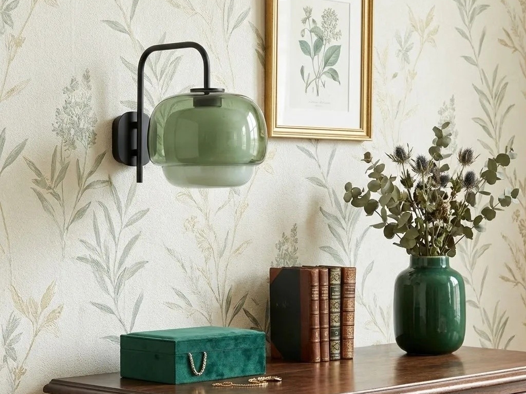 Green Clinco wall lamp purchase notes scene