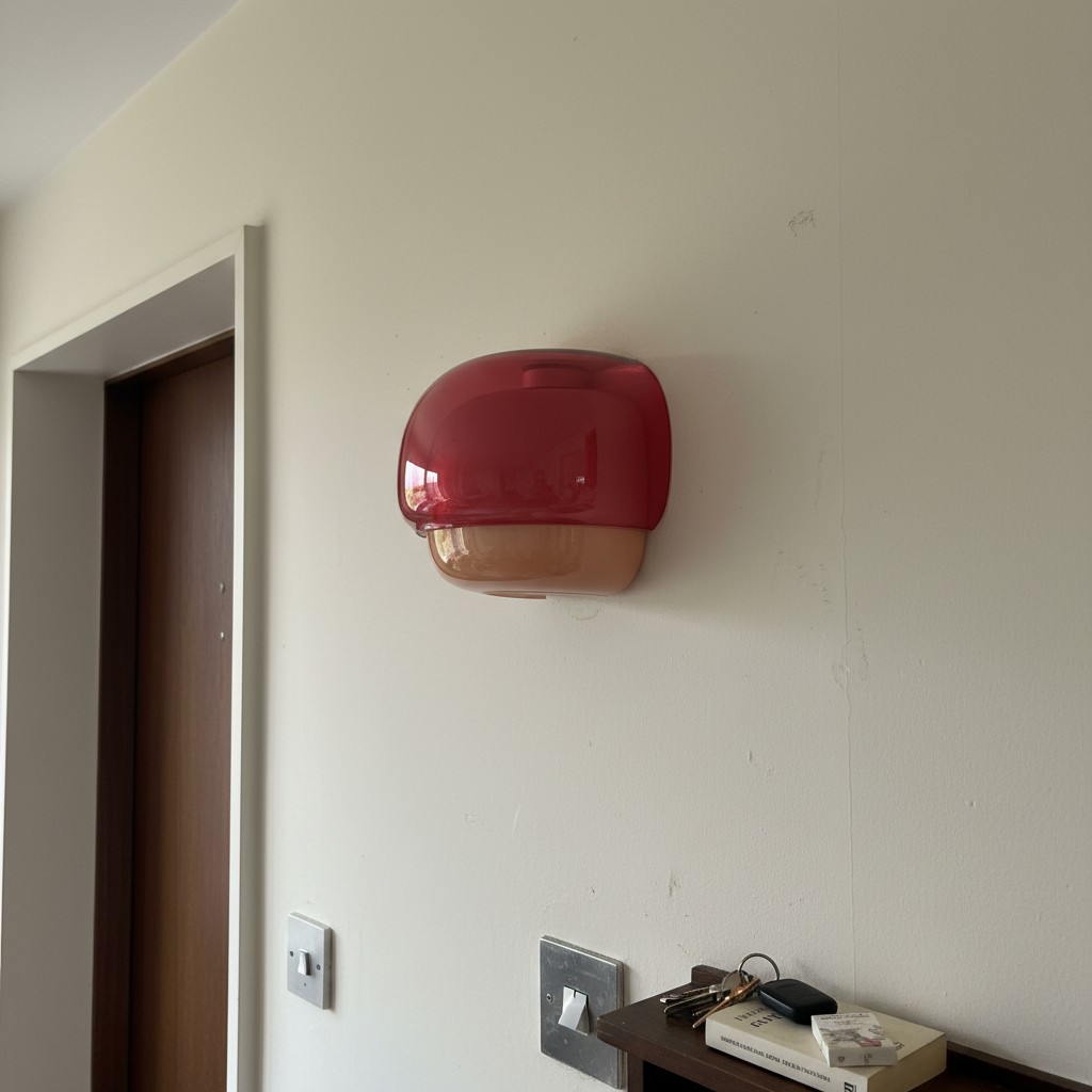 Customer photo of red Clinco wall lamp