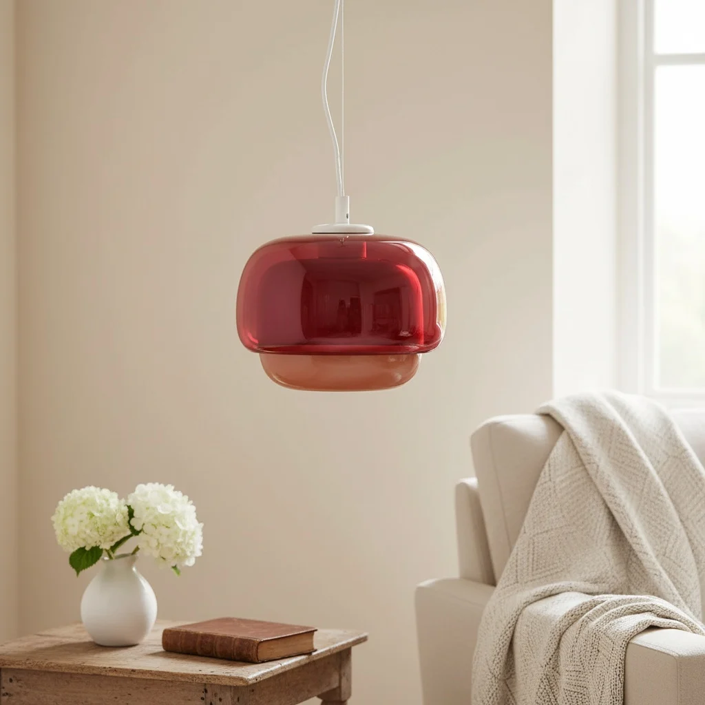 Clinco Soft Glow Colored Glass Pendant