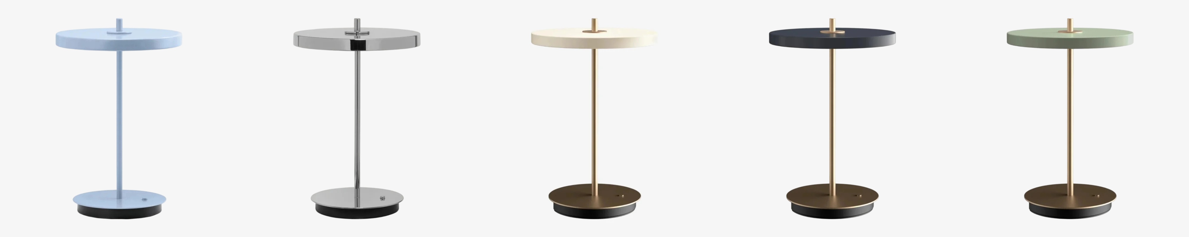 Astris Table Lamp curated finishes