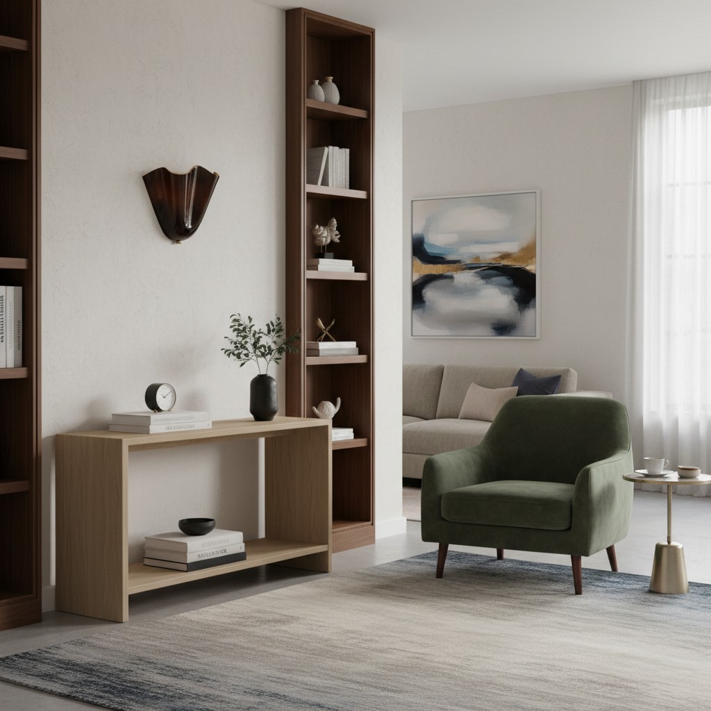 Bellina wall light in a living room scene