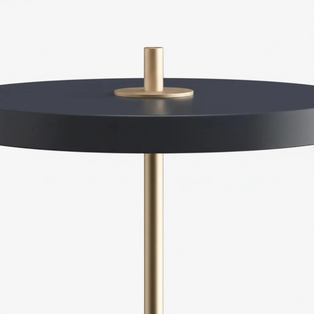 Astris Table Lamp shade and stem detail