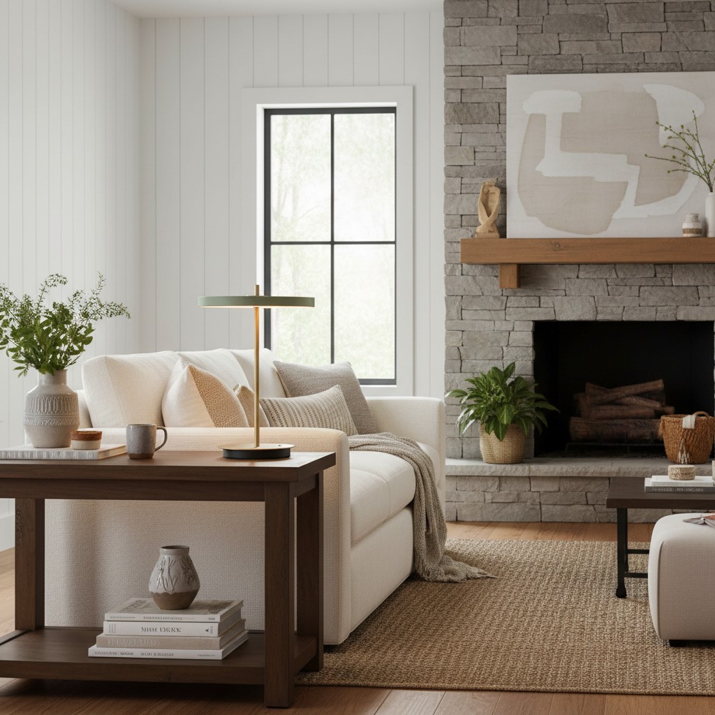 Astris Table Lamp living room display