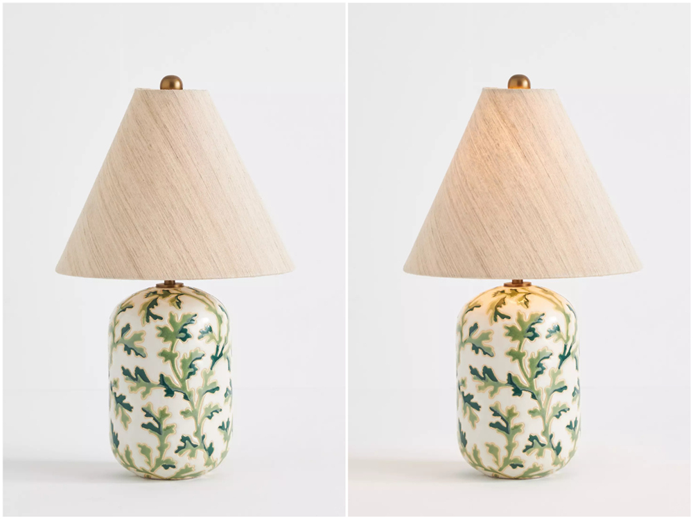 Ceruna table lamp switch light comparison