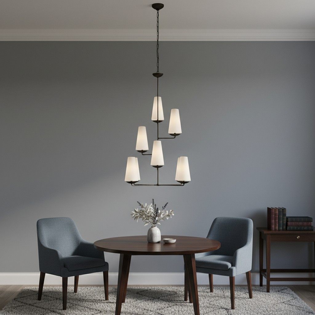 Fontaine Vertical Chandelier room scene
