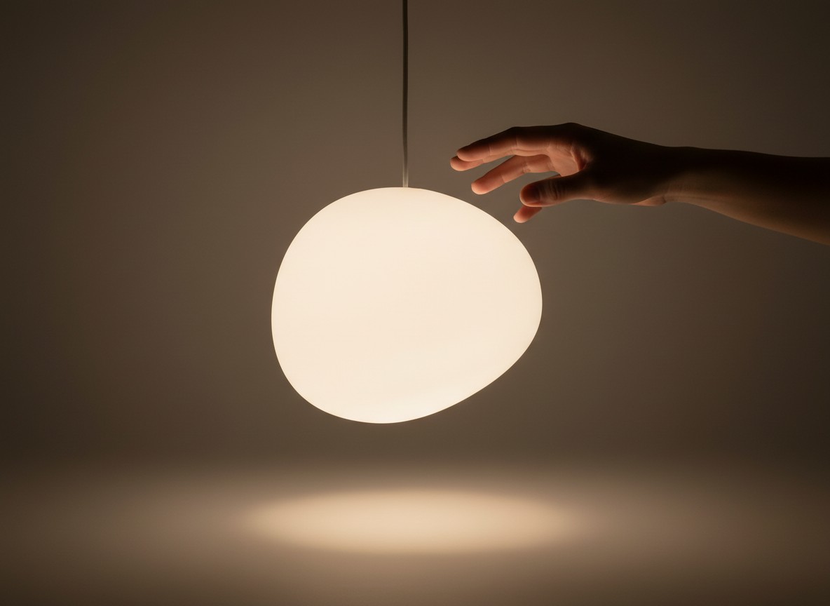 Milk glass filters light evenly, creating a calm and gentle glow.