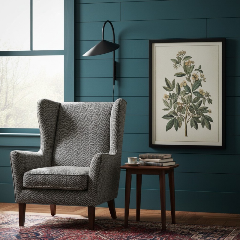 Aurem Plug In Wall Lamp in reading space
