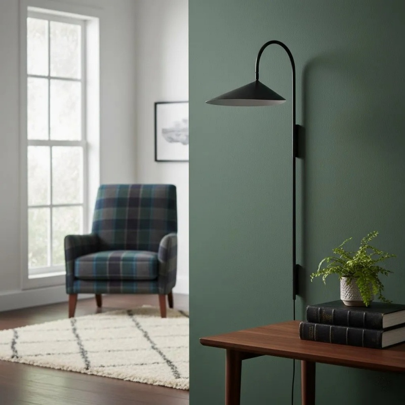 Aurem Plug In Wall Lamp product information scene