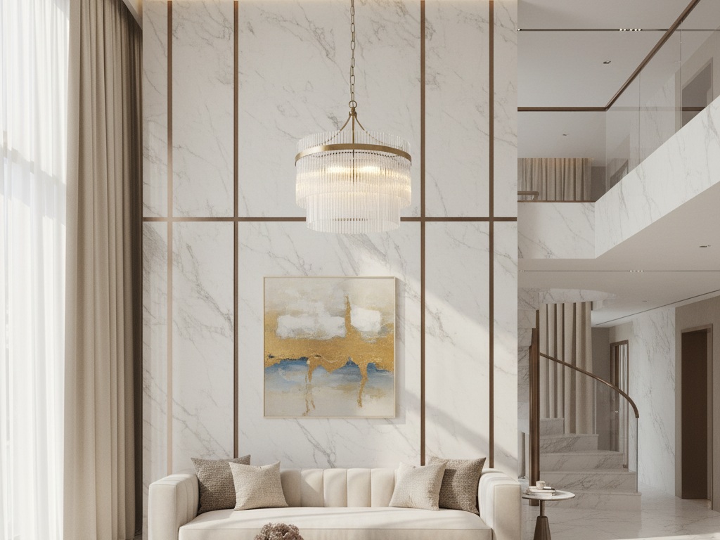 Marietta pendant in living room