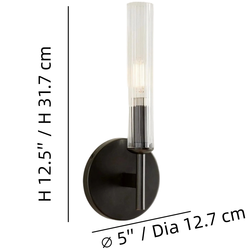 One head Bravira wall light dimensions
