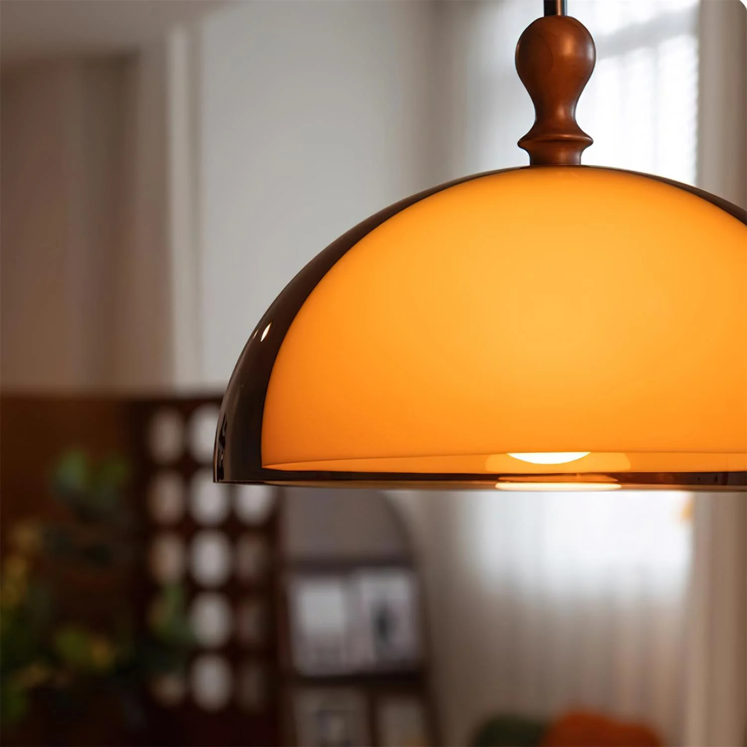 Sunset pendant shade detail