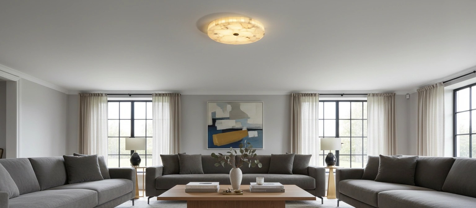 Alabaster Ceiling Light