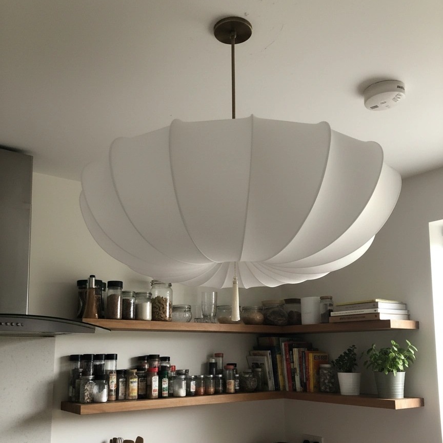 Customer room photo with chandelier