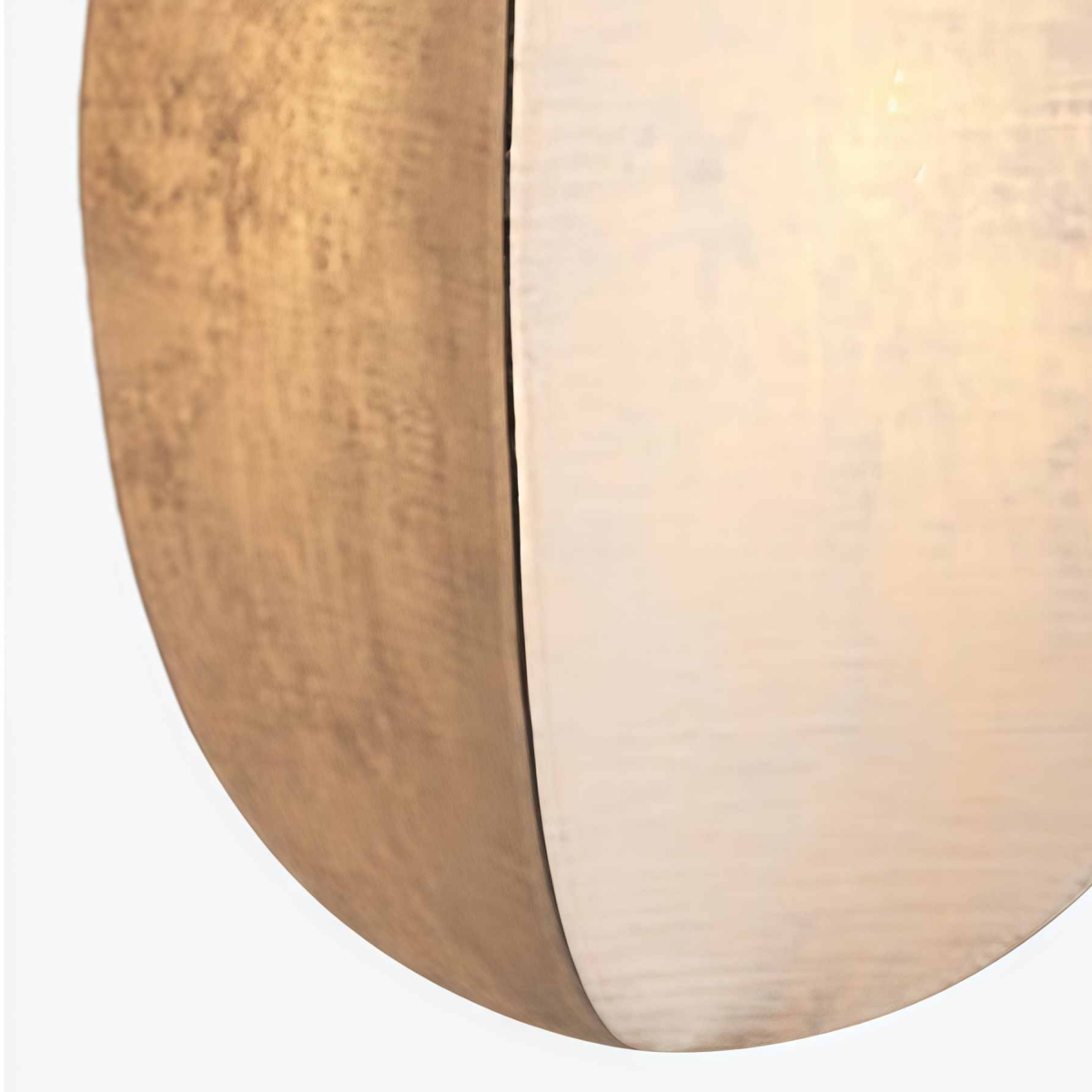 Close detail of Diora sculptural side seam
