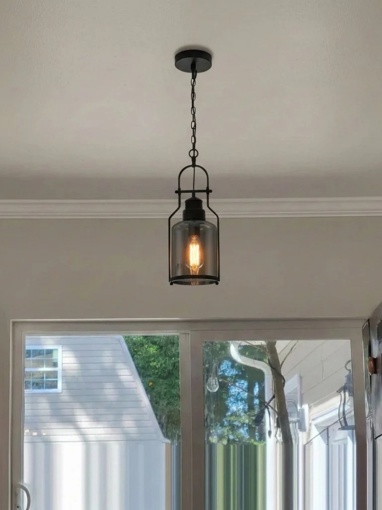 Lirra Vintage Iron Glass Pendant Lamp customer scene
