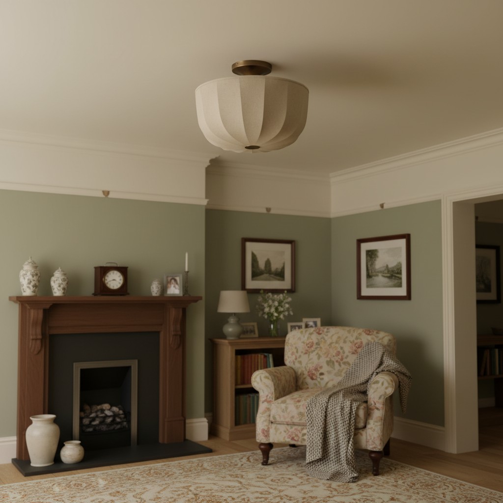 Loomis ceiling lamp lounge scene