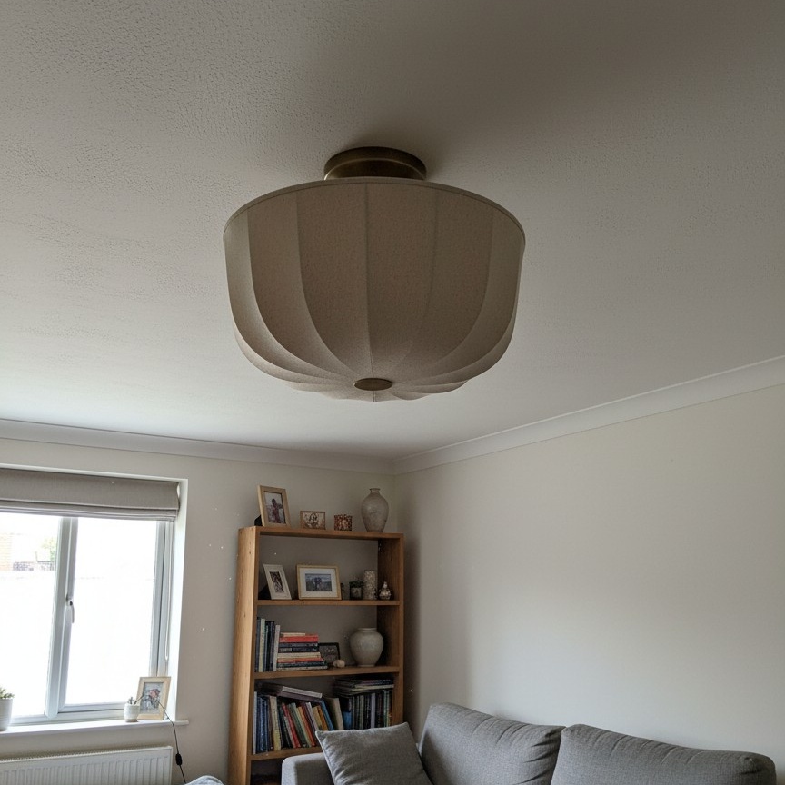 Real customer living room photo of Loomis ceiling lamp
