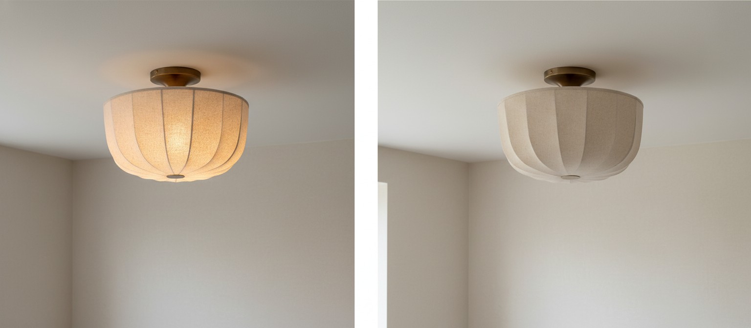 Loomis ceiling lamp turn on and off effect