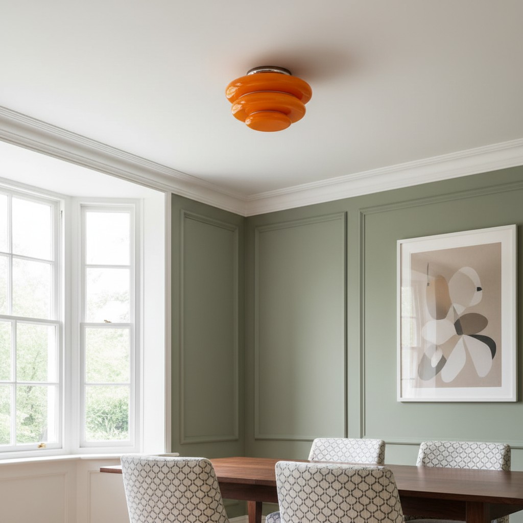 Cirren ceiling light in dining room scene