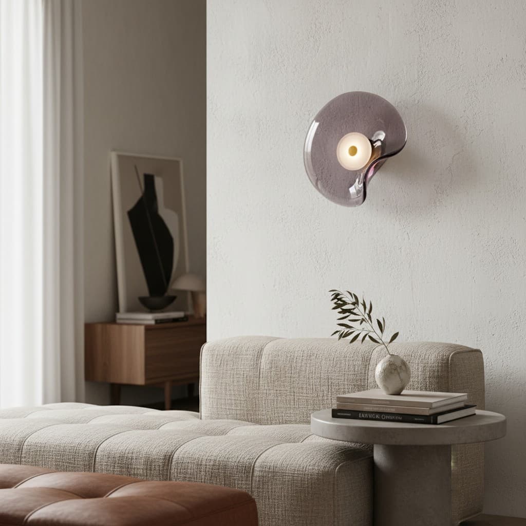 Lunacrest wall light in a bathroom scene