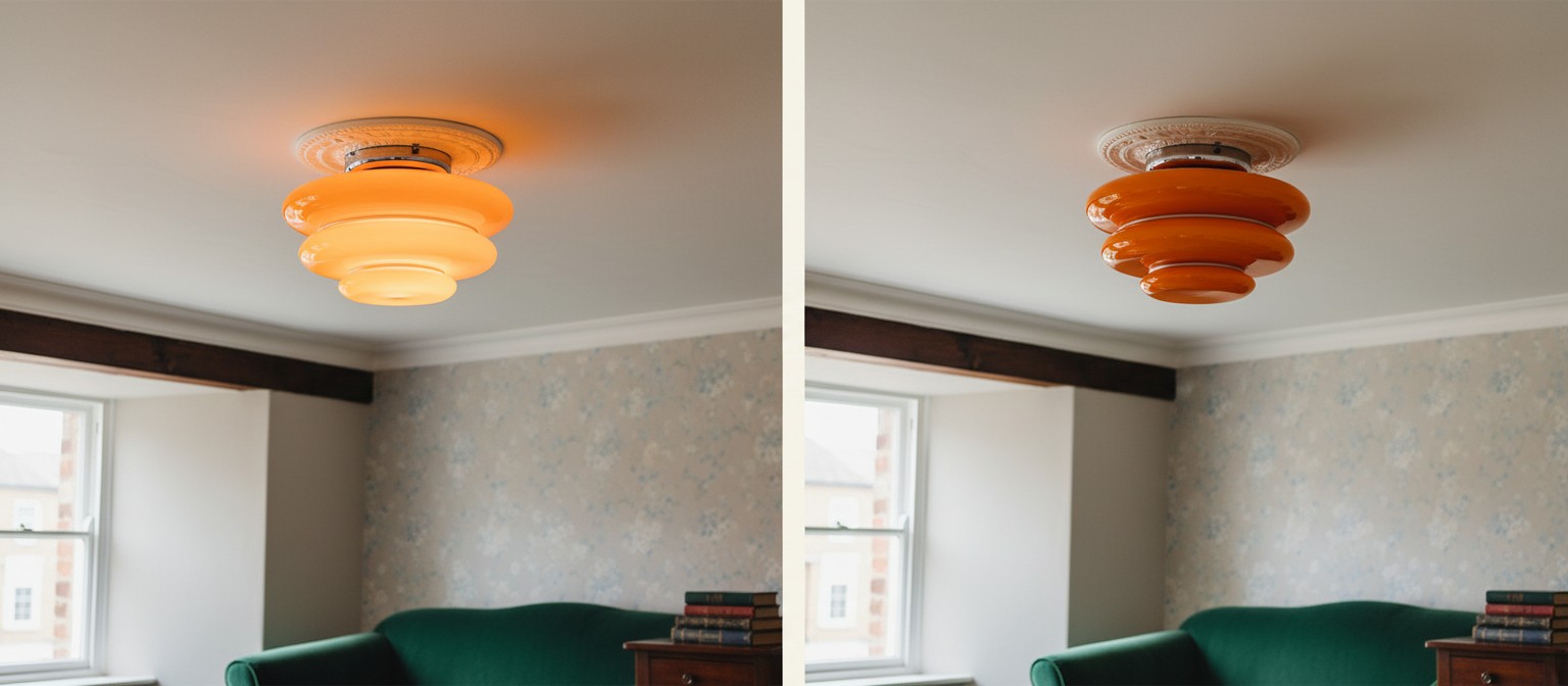 Cirren ceiling light turn off and on effect