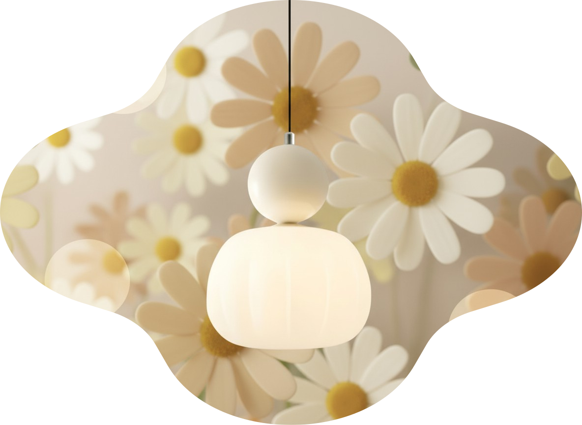 Daisy inspired Ornavigo pendant lamp