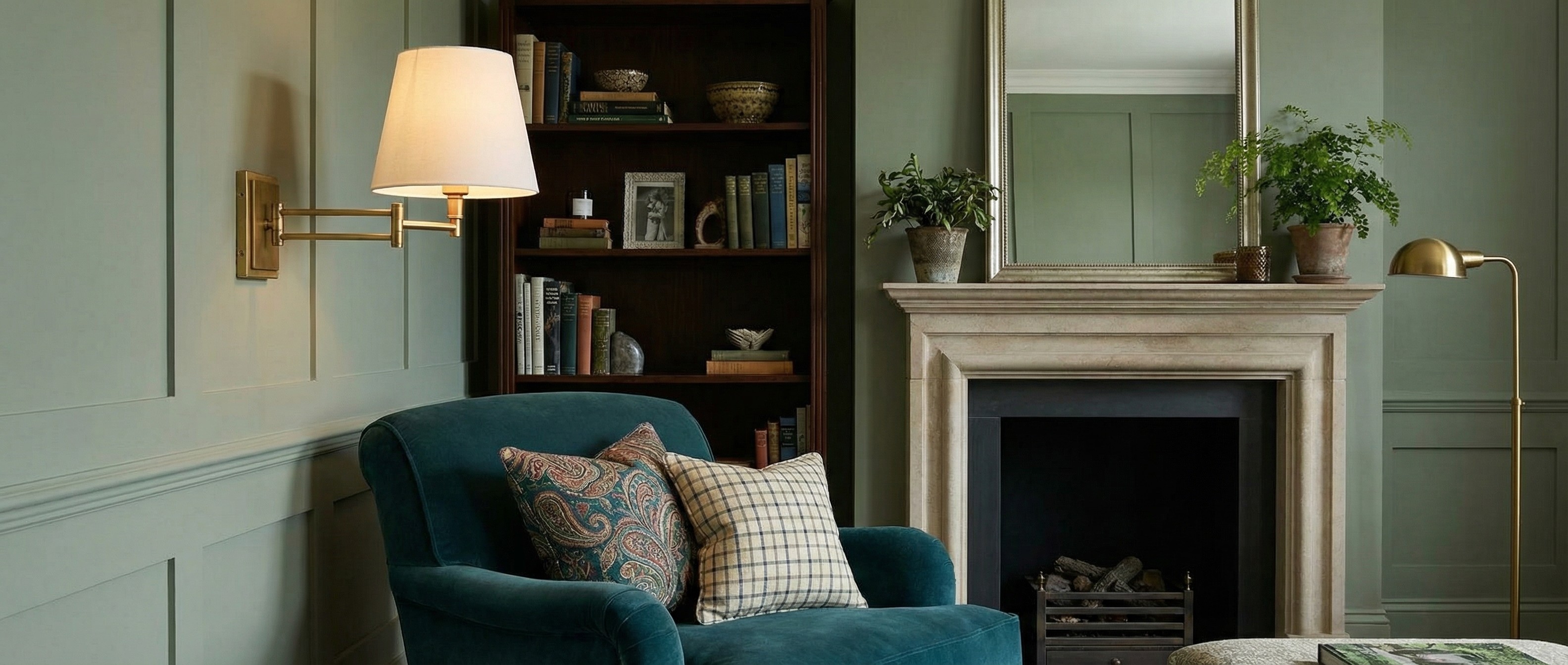 Arcuma wall light in a living room scene